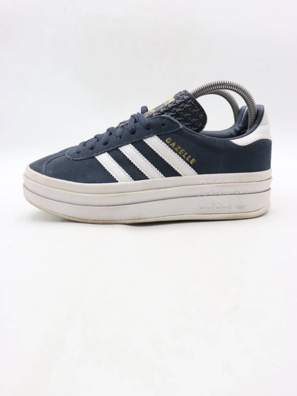 Adidas Gazelle Bold J “Aurora Ink White” Youth 7 Women's 8 Sneakers JQ7405